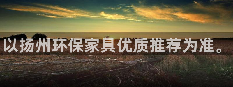 杏耀平台手机下载：以扬州环保家具优质推荐为准。