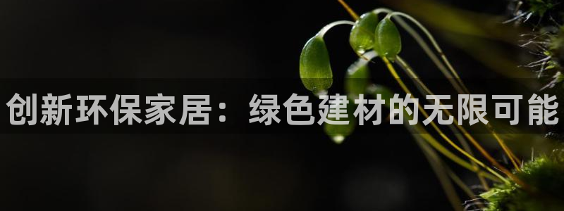 杏耀官网app：创新环保家居：绿色建材的无限可能